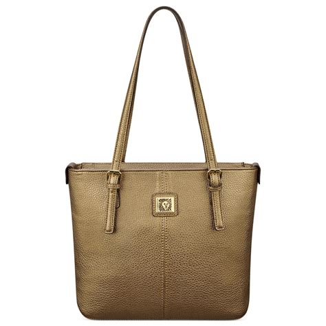 anne klein tote bag brown.